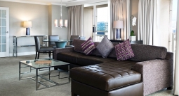 Two-Piece Sleeper-Sofa Sectional